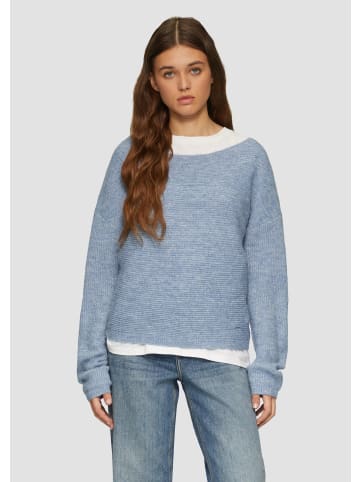 QS Strickpullover in 52W0_blassblau