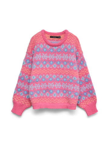 Vero Moda Strickpullover in Raspberry Sorbet
