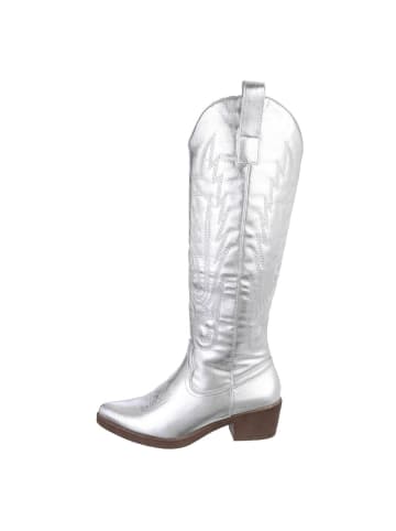 Ital-Design Stiefel in Silber