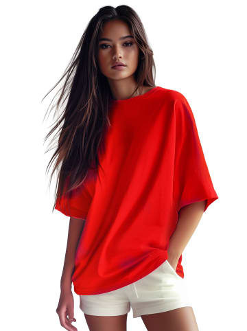 Reichstadt Reichstadt Oversized T-Shirt 24RSW058 Red S