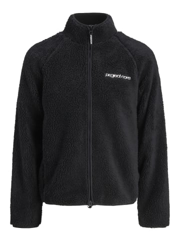 Jack & Jones Teddyfell Jacke in Black