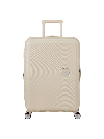 American Tourister Soundbox - 4-Rollen-Trolley 67 cm erw. (gelb) in coconut sand
