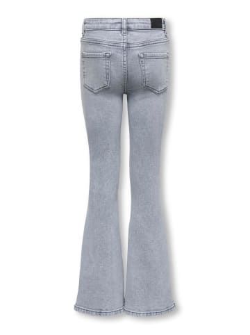 KIDS ONLY Flared Fit Jeans Kogjuicy Denim in medium grey denim