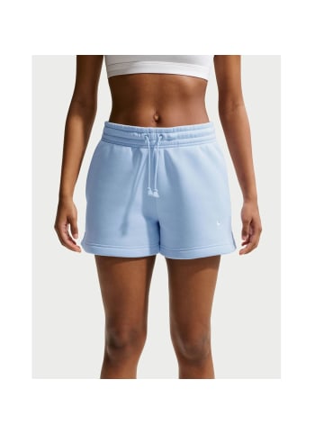Nike Phoenix Fleece Shorts in blau