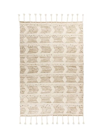 Teppich Boss Kurzflor Teppich Beatrix 425 - Creme / Khaki