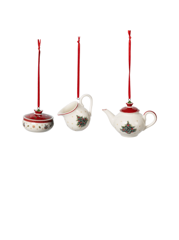 Villeroy & Boch 3er Set Ornamente Kaffeeset Toy's Delight Decoration in bunt
