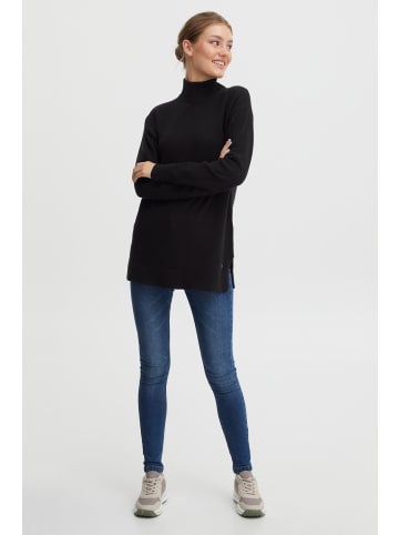 Oxmo Strickpullover OXRatina in Schwarz