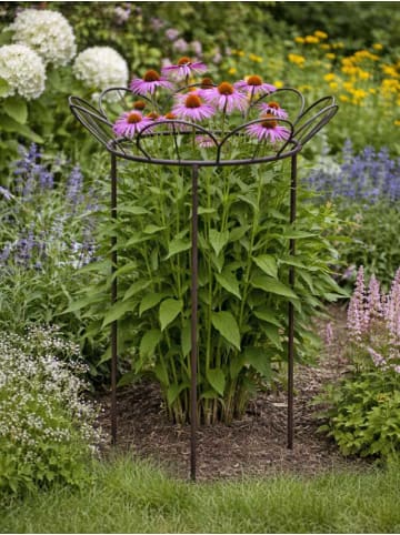 AltoBelli Staudenstütze AMARA Metall Rost Braun Lackiert Rund 102x60 cm