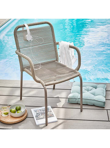 Butlers Gartenstuhl LOOPS 2er-Set in Grau