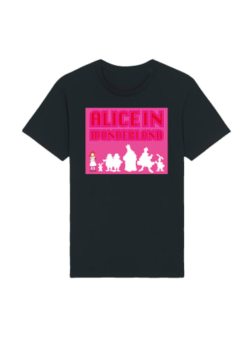 F4NT4STIC T-Shirt Alice im Wunderland  Characters in schwarz
