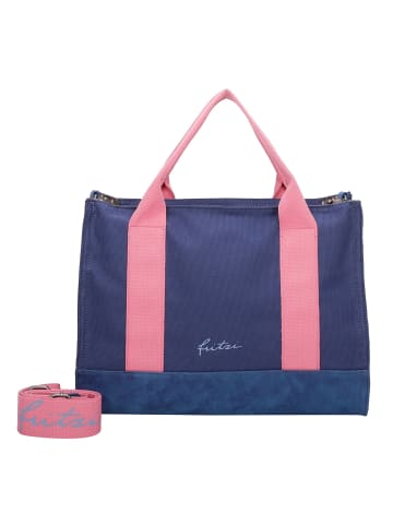 Fritzi aus Preußen Canvas Handtasche 40 cm in navy