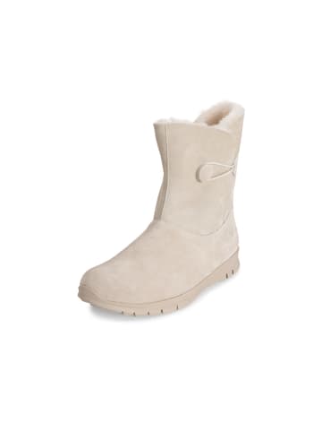 VITAFORM Veloursleder Stiefeletten in offwhite