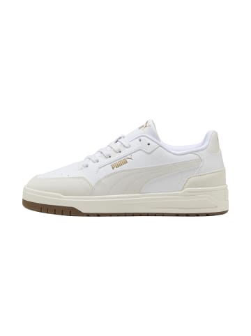 Puma Shuffle Downtown OG Sneaker aus Leder Weißer Dampf
