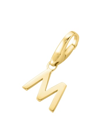 Giorgio Martello Milano Charm Buchstabe M in Gold