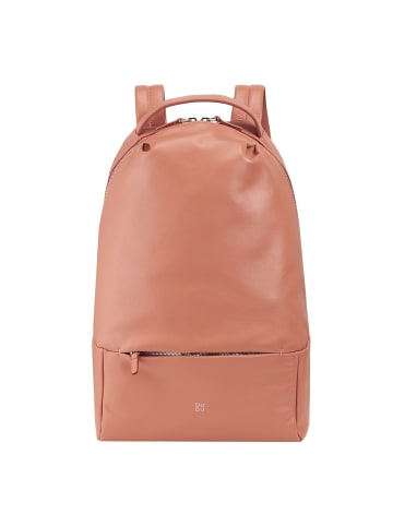 DuDu Rucksack Leder 37 cm in rosa flamingo