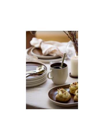 Studio Round Becher North in Matte white/Matte bark