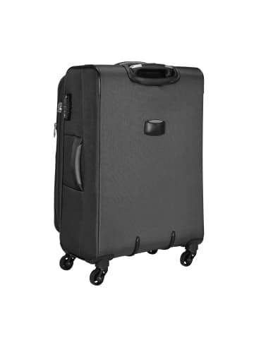 D&N Travel Line 6400 2-4-Rollen Kofferset 3tlg. schwarz I