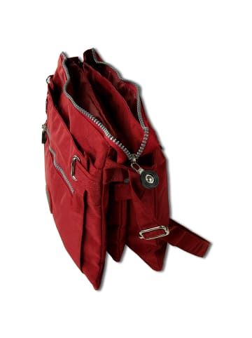 Bag Street Umhängetasche Nylon rot ca. 26cm