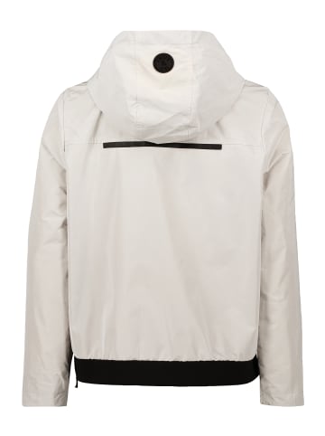 AMBER & JUNE Sommerjacke mit Kapuze in Grau Beige
