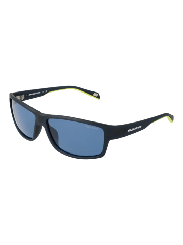Skechers Herren Sonnenbrillen Rechteck Blau