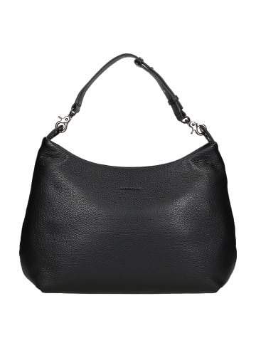 Mandarina Duck Mellow Leather Shoulder - Schultertasche 36 cm in schwarz