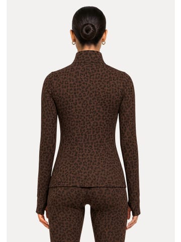 SMILODOX LEO Jacke Velvara in Braun Leo
