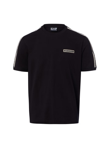 EA7 T-Shirt in schwarz