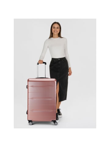 benzi 5583 4 Rollen Trolley 77 cm rosa