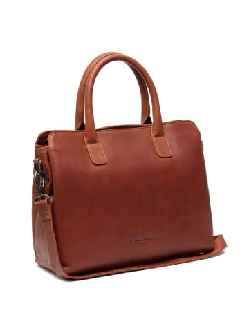 The Chesterfield Brand Valmonte Schultertasche Leder 32 cm in cognac