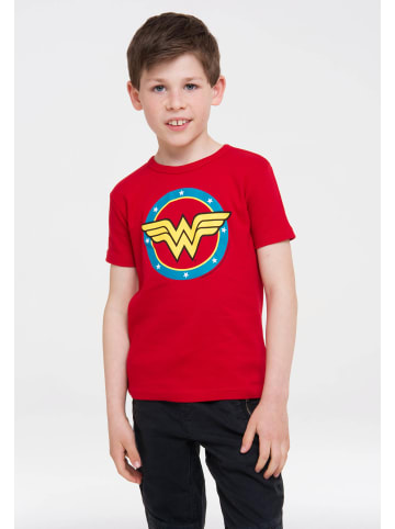 Logoshirt T-Shirt DC - Wonder Woman Logo Circle in rot