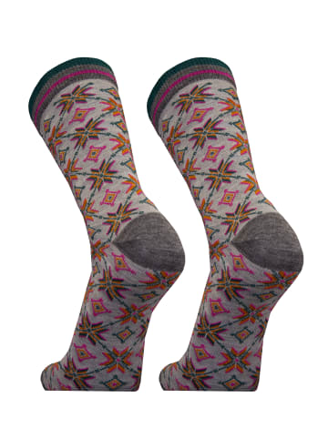 UphillSport Socken 'AUTUMN STAR' 2er Pack in Grey