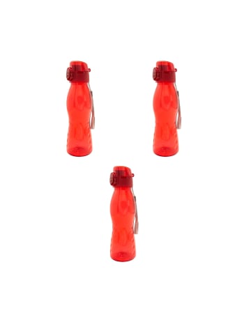 Steuber 3er-Set: Trinkflasche in rot
