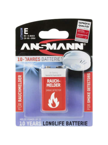 ANSMANN Batterie Extreme Lithium 9-V-Block in Schwarz