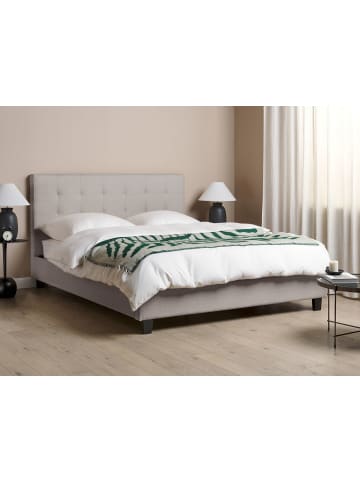 Beliani Doppelbett LA ROCHELLE in Grau - (W) 170 x (H) 108 x (L) 218 cm