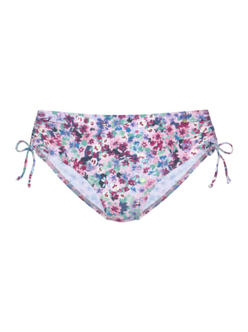 S. Oliver Bikini-Hose in lila bedruckt