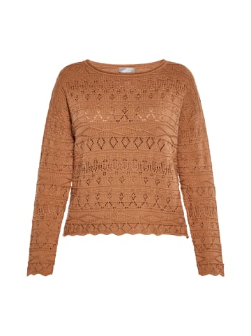 Usha Damen Pullover in Kamel