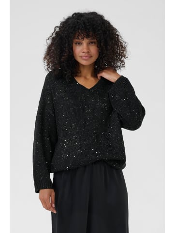 Kaffe Strickpullover KAshina Oversize fit in Black Deep