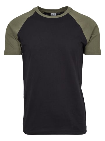 Urban Classics T-Shirts in blk/olive