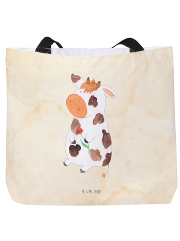 Mr. & Mrs. Panda Damen Schultertasche Kuh ohne Spruch in Vintage