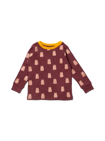 Little Green Radicals Organic Cotton Pyjamas in Brown