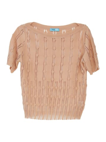 TOOCHE Shirt "Deux Pièces" in beige