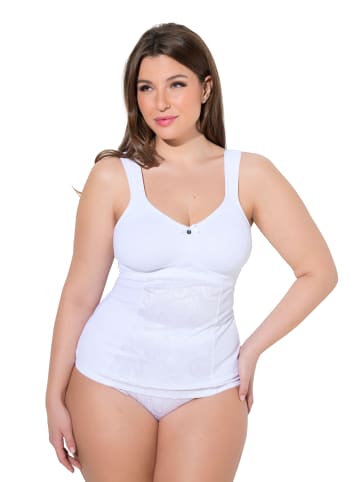 Ulla Popken Bodyforming-Top in schneeweiß
