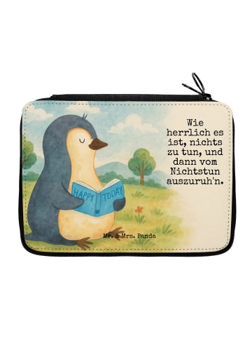Mr. & Mrs. Panda Bleistiftetui Pinguin Buch Design mit Spruch in Weiß