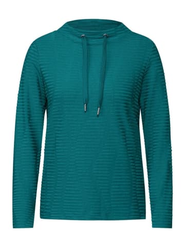 Cecil Langarmshirt in petrol green