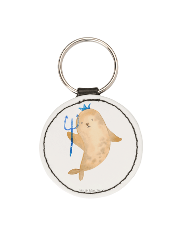 Mr. & Mrs. Panda Anhänger Sternzeichen Wassermann ohne Spruch in Weiß