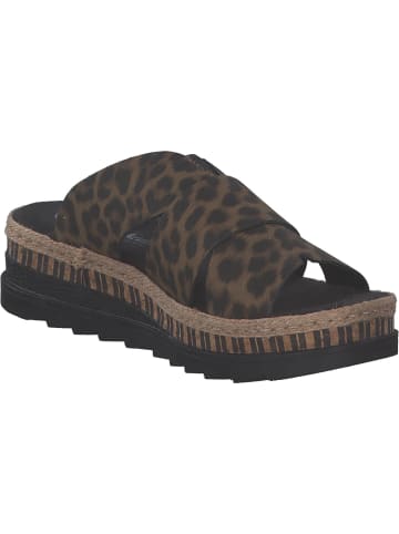 rieker Plateau-Pantoletten in braun