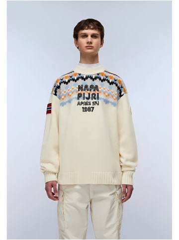 Napapijri Pullover "D-Fiames C" in Beige