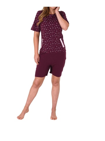 NORMANN kurzarm Pflegeoverall Reißverschluss - 62731 in beere