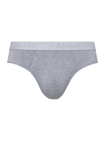 Hanro 2er-Pack Slips Cotton Essentials in light melange/deep navy