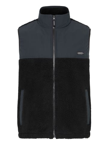 BLEND Plüschweste BHTorte in Schwarz